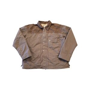 Burton Ronin Snowboard Jacket XL Brown Two-Tone Hoodless Shell Powder Skirt